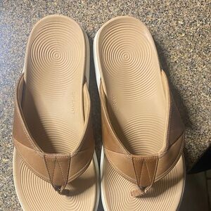 Sperry Brown Slide Sandals